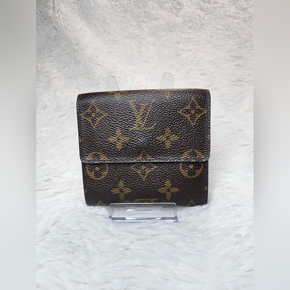 Authentic Louis Vuitton Monogram Elise Compact Wallet